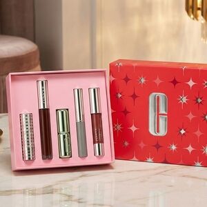 NIB Clinique 5-Piece Makeup Gift Set Viral Black Honey Lipstick Mascara Bundle